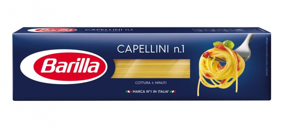 Барилла макаронные изделия 450г Спагетти №1 Капеллини