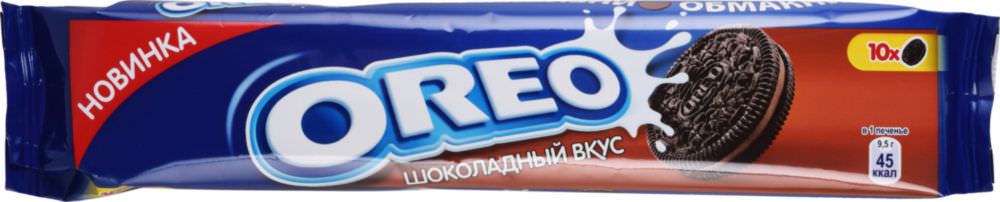 Печенье Орео 95гр с Какао и шоколадной начинкой