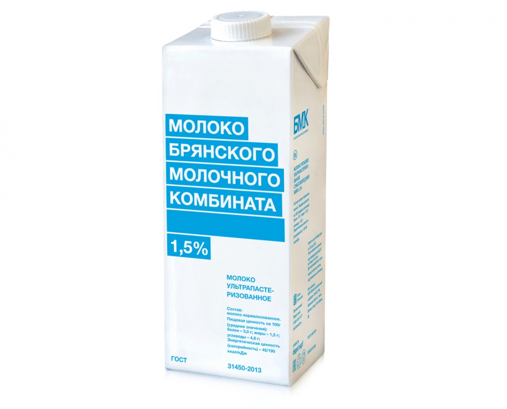 Молоко БМК 975мл 6%% ультрапаст ТВА edge