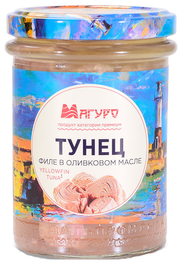 Тунец Магуро 200г филе в оливковом масле с/б