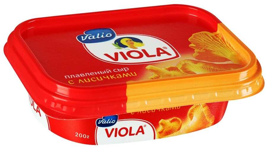 Сыр Виола 200г плавленый с лисичками 50%