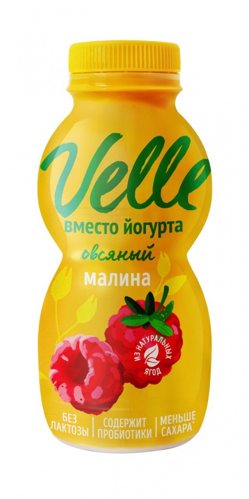 Продукт растительный Велле 230г Овсяный Питьевой Малина