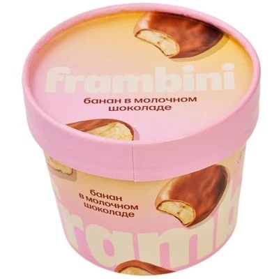 Свежий банан Фрамбини 130г в мол шок быстрозамороженная