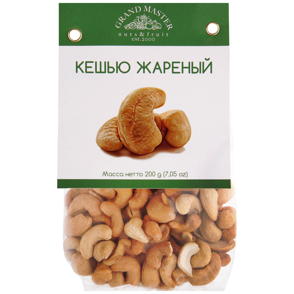Гранд Мастер кешью 200г жареный