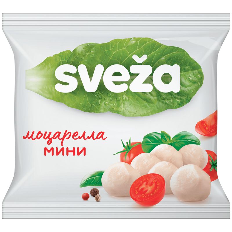 Сыр мягкий Савушкин 250г Моцарелла мини 45%