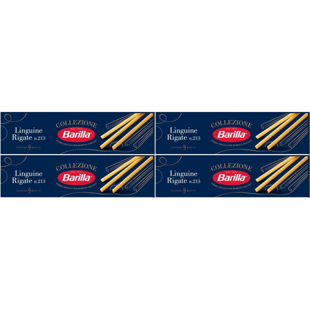Макаронные изделия Барилла 450г Лингвини Ригате