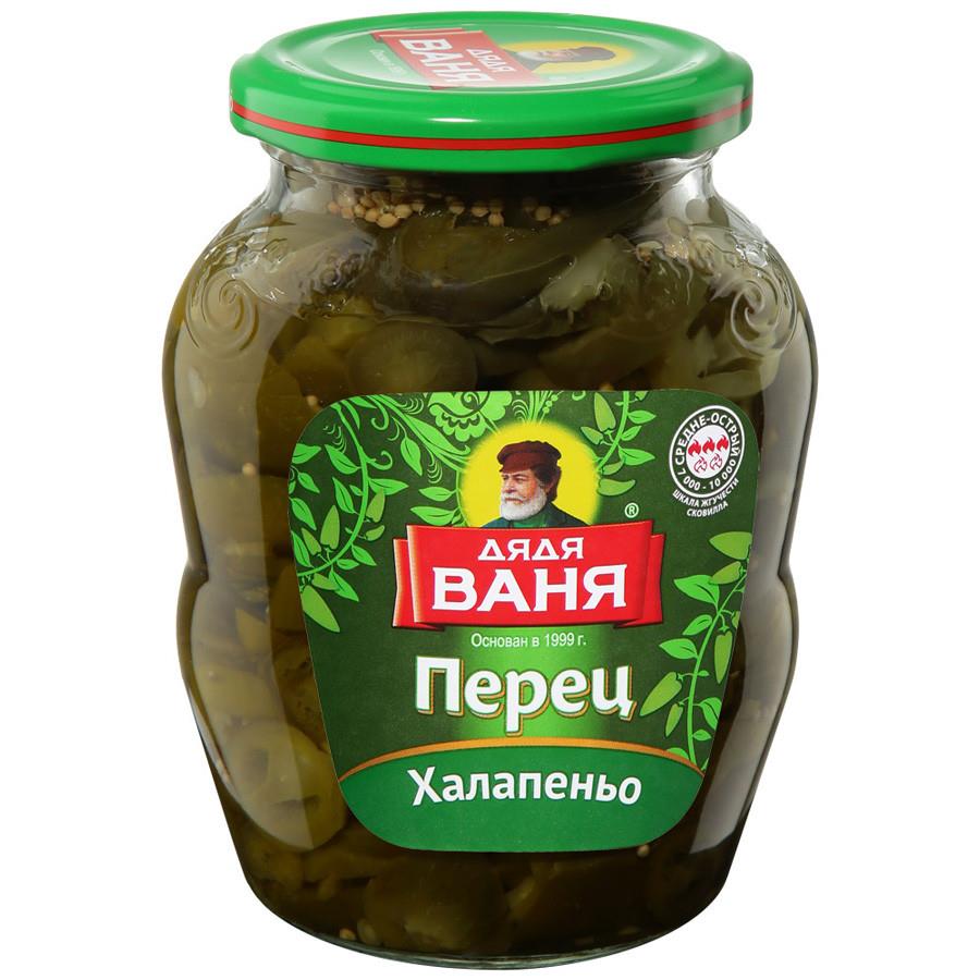 Перец Дядя Ваня 350г Халапеньо нарезанный ст/б