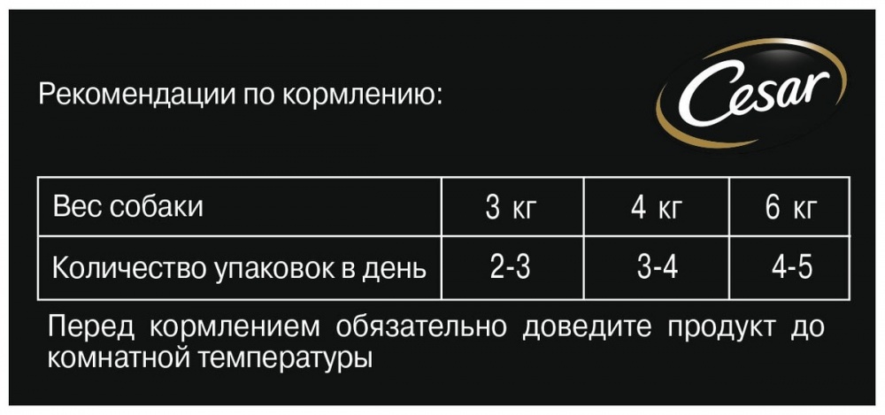 Корм Цезарь 85г курица/овощи