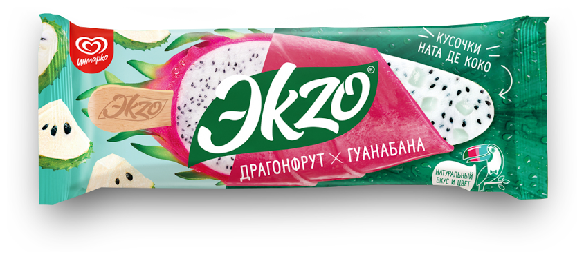 Мороженое Инмарко Эскимо 70г Экзо Драгонфрут (30)
