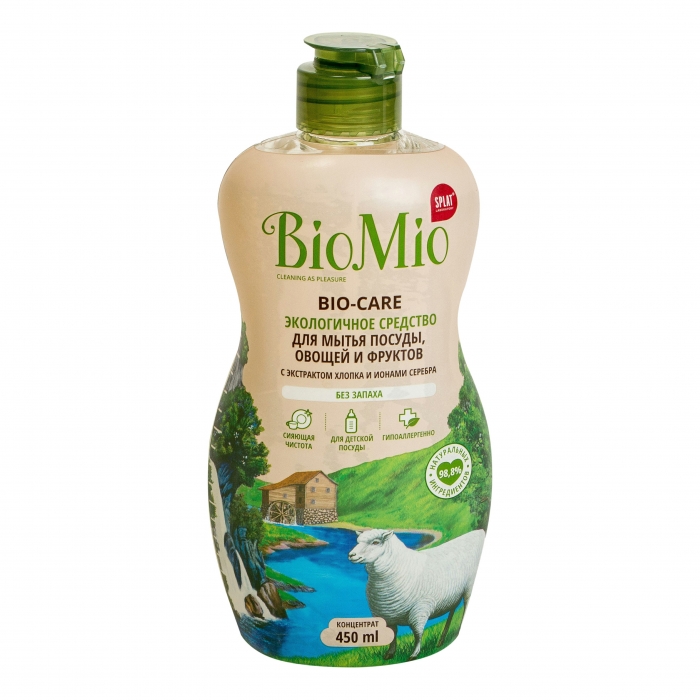 Средство БиоМио 450г д/мытья посуды Экологическое б/запаха