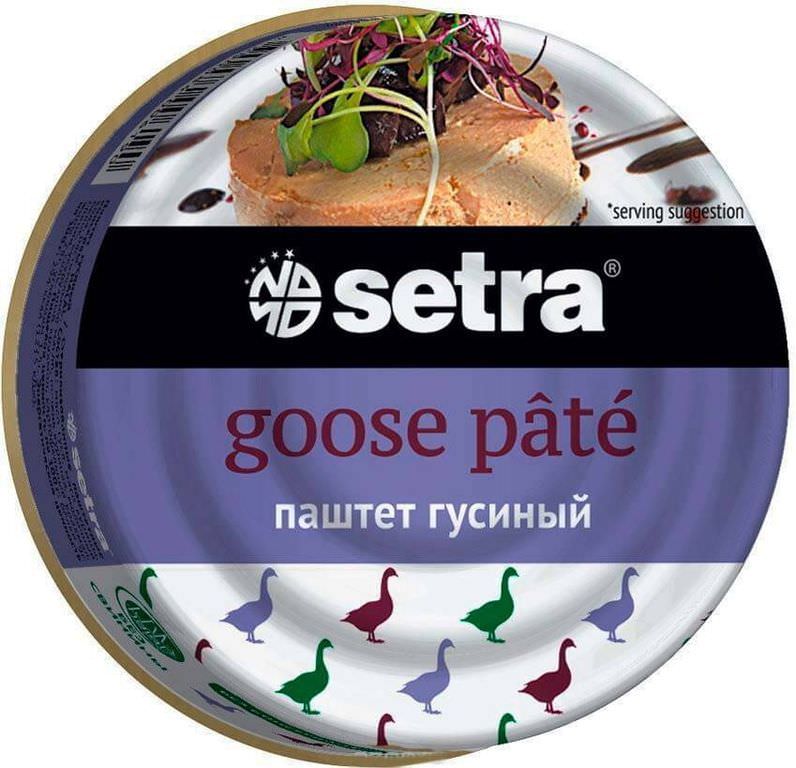Паштет Сетра 100г Гусиный ж/б
