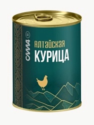 Курица Алтайская сила 340г тушеная ж/б