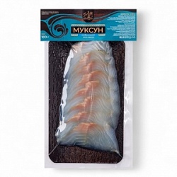 Деликатесы Севера Муксун слабосоленый нарезка 100г