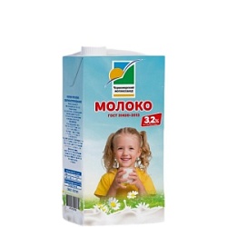 Молоко ЧМЗ 1,0л 3,2% ГОСТ т/п