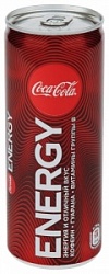 Напиток Кока-Кола 0,25мл Энержи ж/б