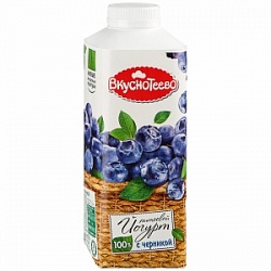 Йогурт Вкуснотеево 280г Черника 2% бут Йогурт Вкуснотеево 280г Черника 2% бут