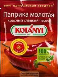 Котани 25г Паприка молотая (красный сладкий перец) Котани 25г Паприка молотая (красный сладкий перец)