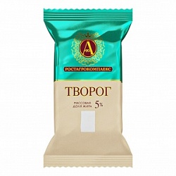 Творог А. Ростагрокомплекс 180г м.д.ж. 5%