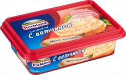 Сыр Хохланд 200г плавл. с ветчиной ванночка