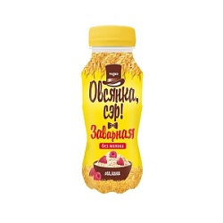 Овсянка, сэр напиток 250г Малина овсяный заварной пл/б