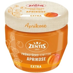 Конфитюр Зентис 230г экстра из абрикосов