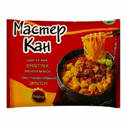 Лапша Мастер Кан 110г с омлетом и с говядиной пакет