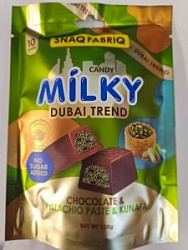 Конфеты СнекФабрик 130г Молоч. шоколад с фисташковой пастой и хруст.тестом Конфеты СнекФабрик 130г Молоч. шоколад с фисташковой пастой и хруст.тестом