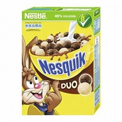 Готовый сухой завтрак Нестле 325г Дуо Несквик