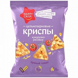 Криспы Хеппи крипс 100г Пряный томат Криспы Хеппи крипс 100г Пряный томат