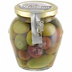 Оливки Сезоны 290г микс с косточкой ст/б