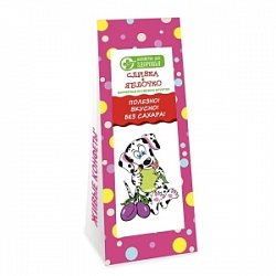 Мармелад Живые конфеты 105г Сливка яблочко желейный