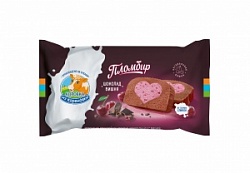 Мороженое КиК 300г Пломбир Шок-Вишня + печеньем с Шоколад крошкой (6)