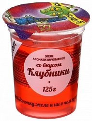 Желе Ростагроэкспорт 125г Клубника стакан