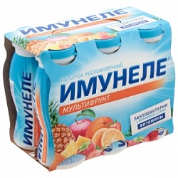 Напиток кисломол Имунеле 100г Мультифрукт 1,2%