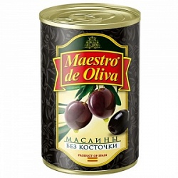Маслины Маэстро де Олива 280г б/к ж/б Маслины Маэстро де Олива 280г б/к ж/б