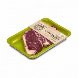 Мираторг стейк Стриплойн охл SKIN Фермерский бычок 0,5кг