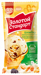 Золотой Стандарт Мороженое 88г пломбир чернослив-курага-арахис ваф.ст.