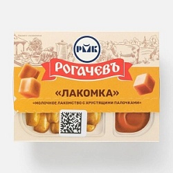 Молочное лакомство Рогачев 47г Лакомка с хрустящими палочками 8,5%