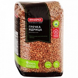 Гречка ядрица Ярмарка 700г фермерская м/у Гречка ядрица Ярмарка 700г фермерская м/у