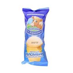 Коровка из Кореновки Мороженое 100г пломбир ваф/ст