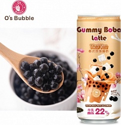 Напиток безалкогольный Os Bubble 470мл Вкусный ТАЙСКИЙ ЧАЙ Боба Латте с мармеладом