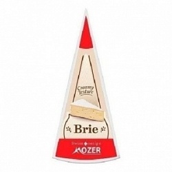 Сыр Mozer 100г Бри (сегмент) с белой плесенью 50%