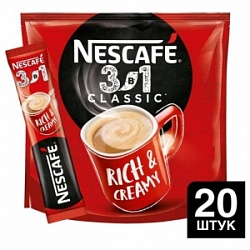 Кофе Нескафе 3в1 14,5г Классик