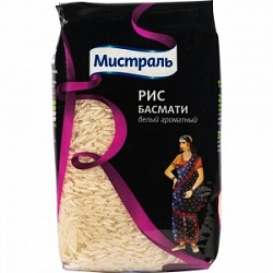 Мистраль рис 500г белый ароматный Басмати Мистраль рис 500г белый ароматный Басмати