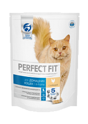 Перфект Фит корм 650г для Домашних кошек с Курицей