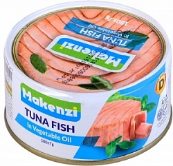 Тунец Макензи 180г филе в/м ж/б Тунец Макензи 180г филе в/м ж/б