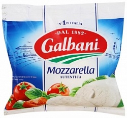 Моцарелла Гальбани сыр 125г 45%