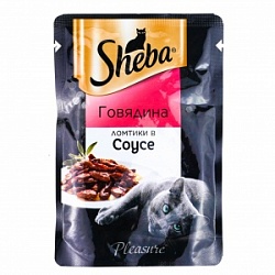 Корм Шеба 75г ломтики в соусе Говядина