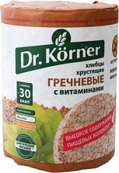 Др.Кёрнер Хлебцы гречневые 100г с витаминами