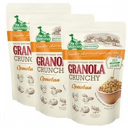 Мюсли Бионова 400г Кранчи Ореховые